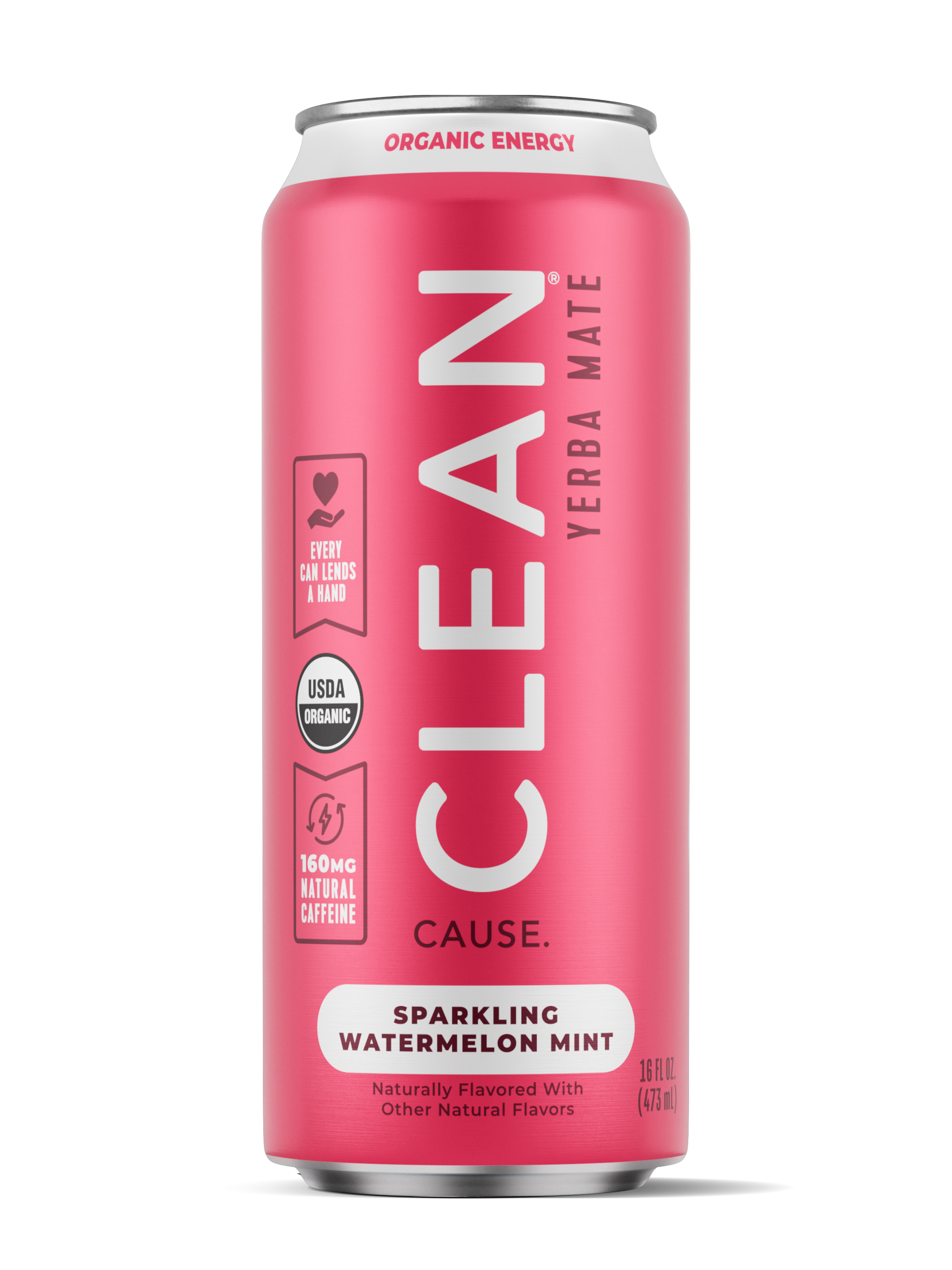 Clean Cause: Photo of Watermelon Mint Organic Sparkling Yerba Mate - Clean Cause (uploaded by company)