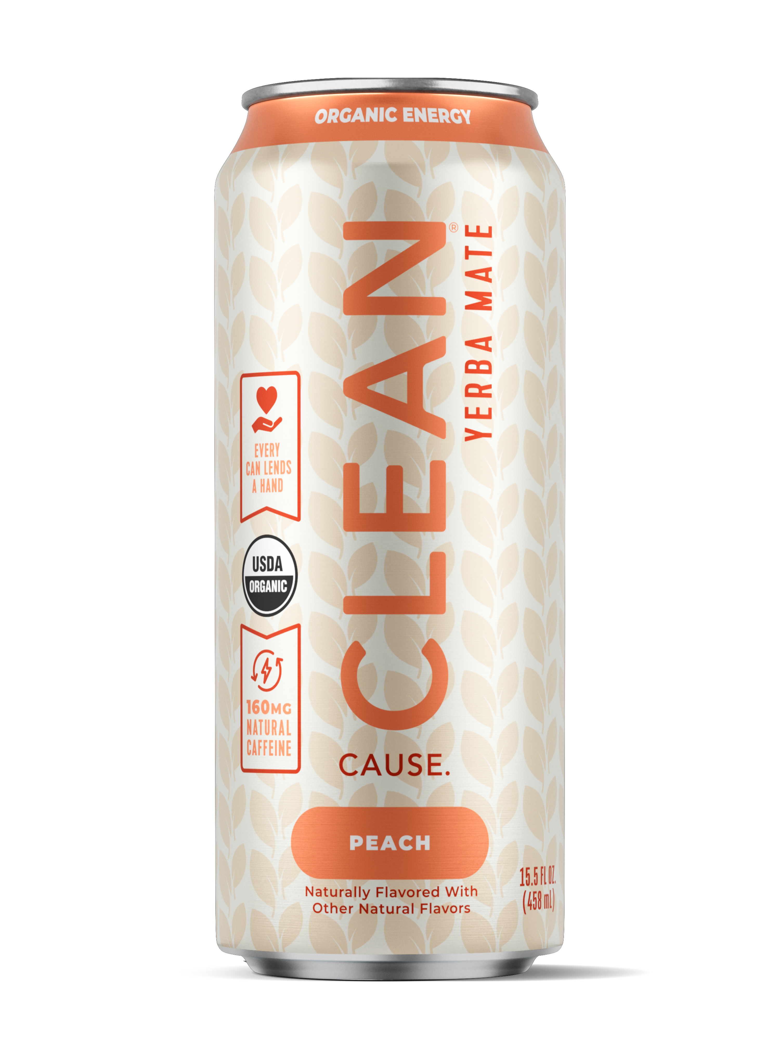 Clean Cause: Photo of Peach Non-Carbonated Organic Yerba Mate - Clean Cause (uploaded by company)
