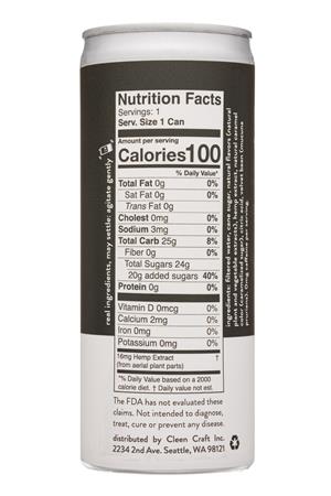 cleen:craft: CleenCraft-8oz-2020-Hemp-Cola-facts