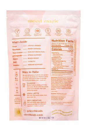 Clevr Blends: Clevr-12oz-2021-SuperLatte-RoseCacao-Facts