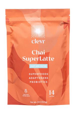 Clevr Blends: Clevr-12oz-2021-SuperLatte-Chai-Front