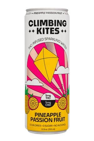 Climbing Kites: ClimbingKites-12oz-2024-THCSparkling-PinePassion-Front