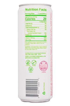 Cloud Water CBD: CloudWater-12oz-2021-Immunity-GrapefruitMintBasil-Facts