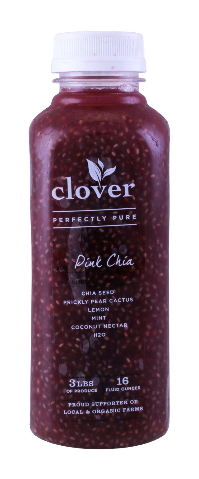 Clover Cold-Pressed Juice: Clover PinkChia