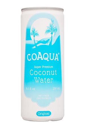 CoAqua: CoAqua-8oz-2022-CoconutWater-Original-Front