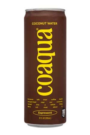 CoAqua: Coaqua-2025-12oz-CoconutWater-Espressod-Front