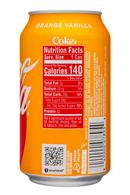 Coca-Cola : CocaCola-12oz-OrangeVanilla-Facts