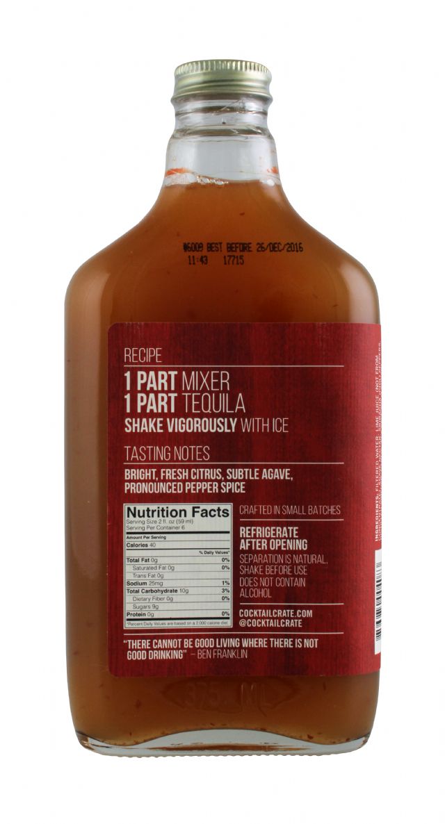 Cocktail Crate: CocktailCrate Sriracha Facts