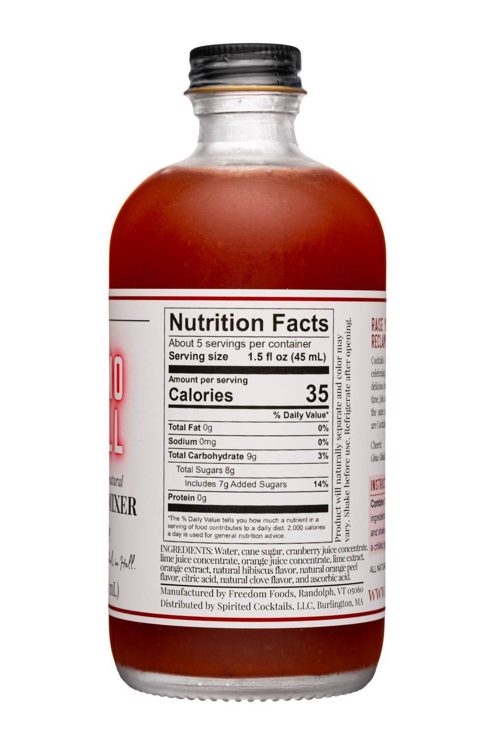 Cocktails in Hell: CocktailsInHell-8oz-2024-Mixer-CosmoInHell-Facts