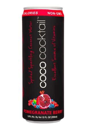 COCO Cocktail: CocoCocktail-12oz-2022-SpikedCocoWater-PomBerry-Front