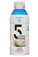 Coco5: Coco5-17oz-SportsHydration-Coconut-Front