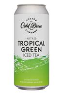 Cold Brew Coffee Company: ColdBrewCoffeeCo-16oz-NitroTea-TropicalGreen-Front