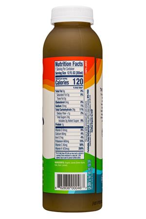 Happy Moose Juice: HappyMoose-12oz-2021-CPJuice-AppleBottomGreens-Facts