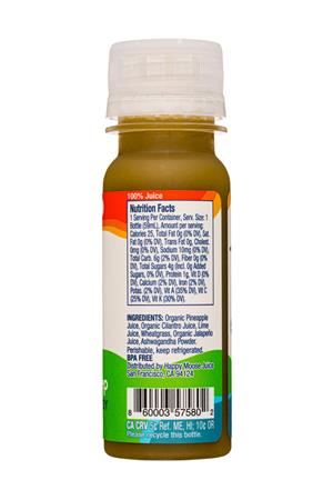 Happy Moose Juice: HappyMoose-2oz-2021-WellnessShot-PepInYaStep-Facts