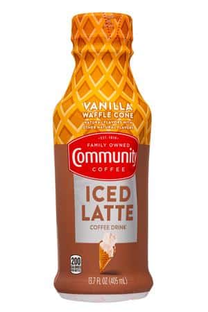 Community Coffee: CommunityCoffee-14oz-2022-IcedLatte-Vanilla