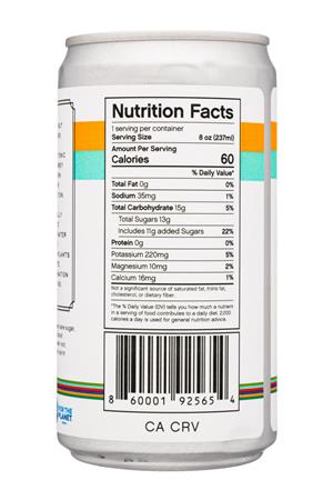 Corsa: Corsa-8oz-2021-HydrationTonic-OrangeSpritz-Facts