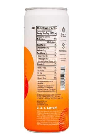 Countdown Energy: Countdown-12oz-2024-Energy-OrangeBlast-Facts