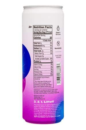 Countdown Energy: Countdown-12oz-2024-Energy-BerryForce-Facts