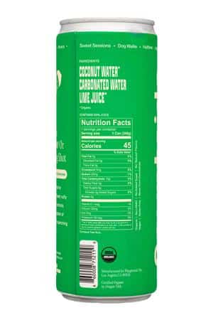 Courtside: Courtside-12oz-2022-CocoWater-CoconutLime-Facts