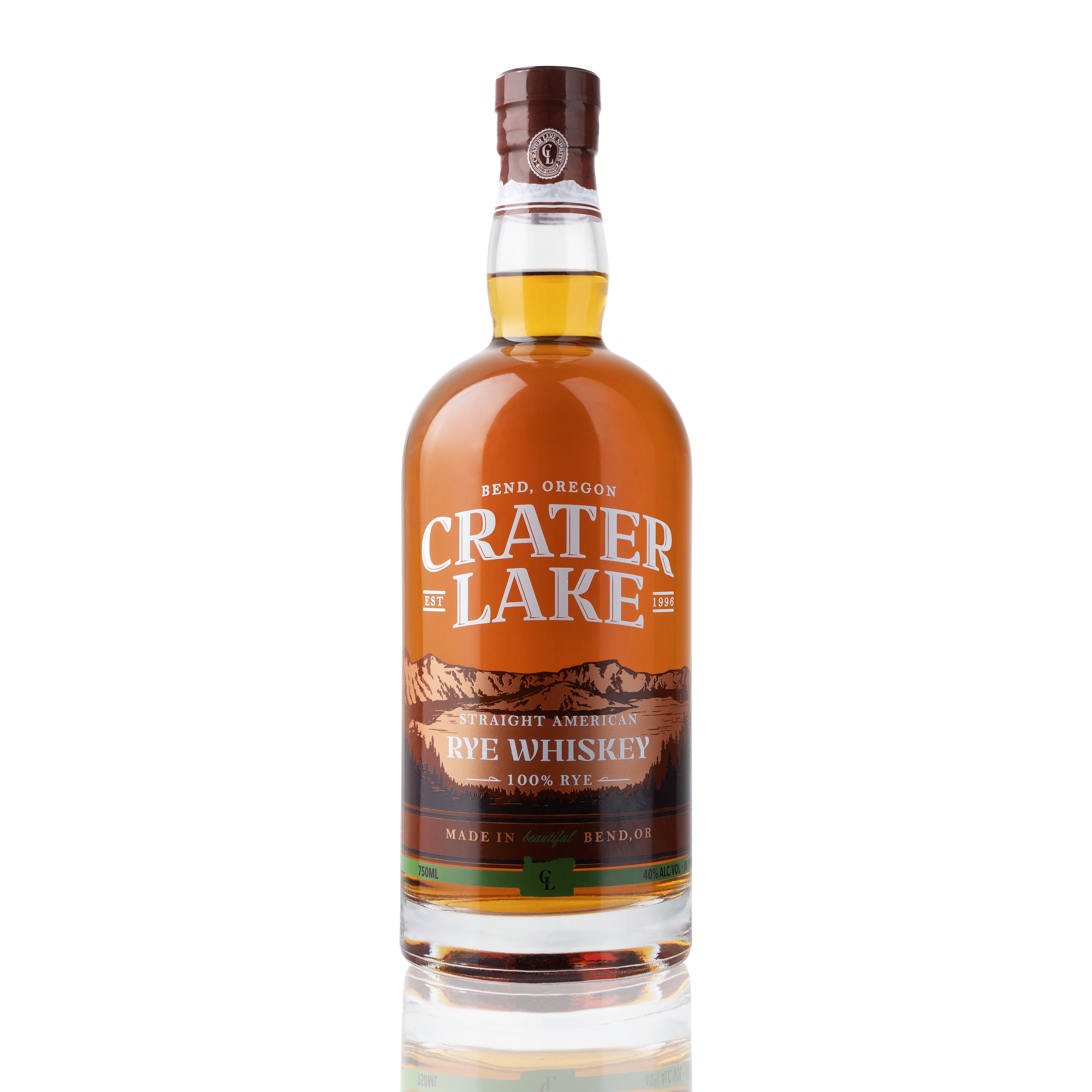 Crater Lake Straight American Rye Whiskey