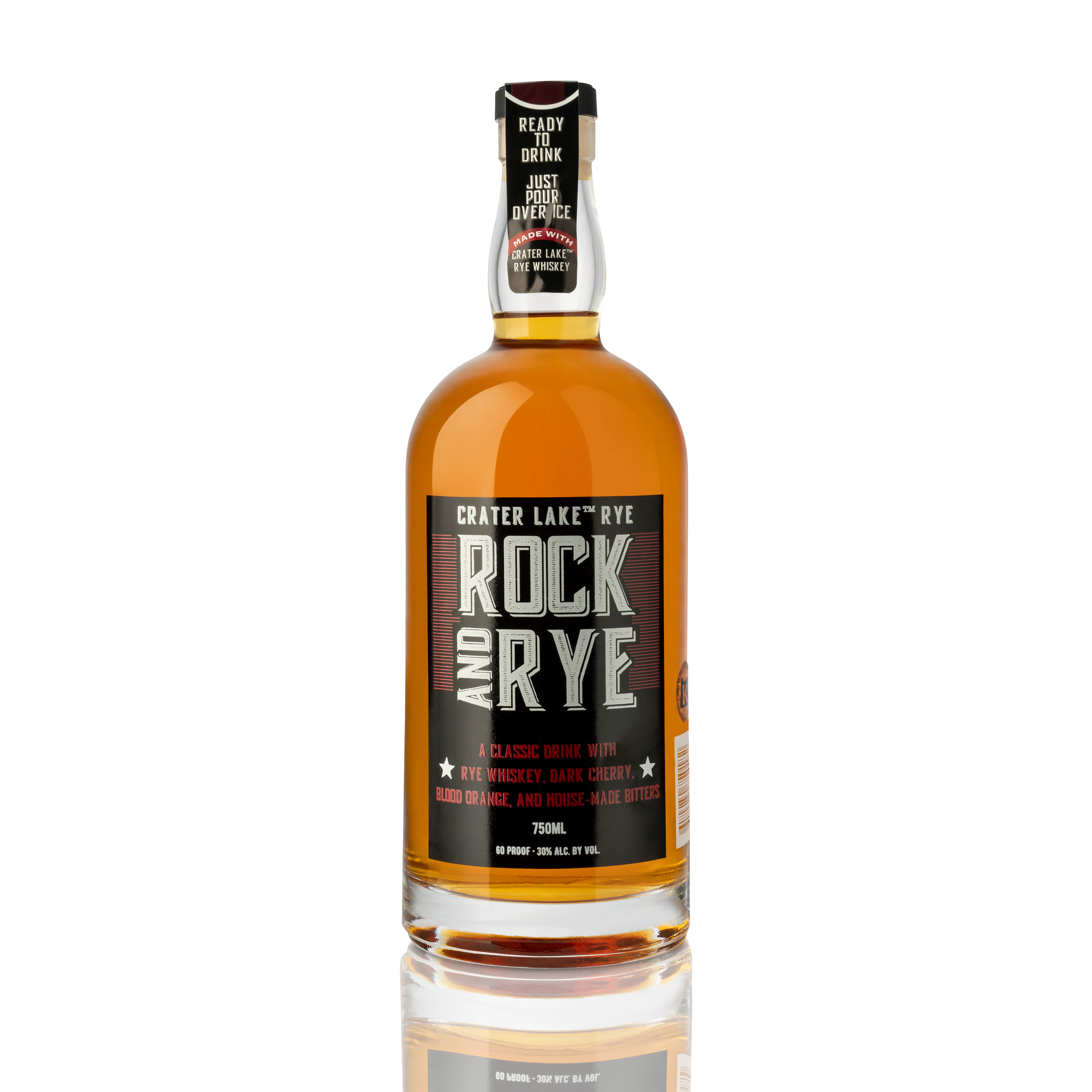 Crater Lake Rock and Rye Whiskey