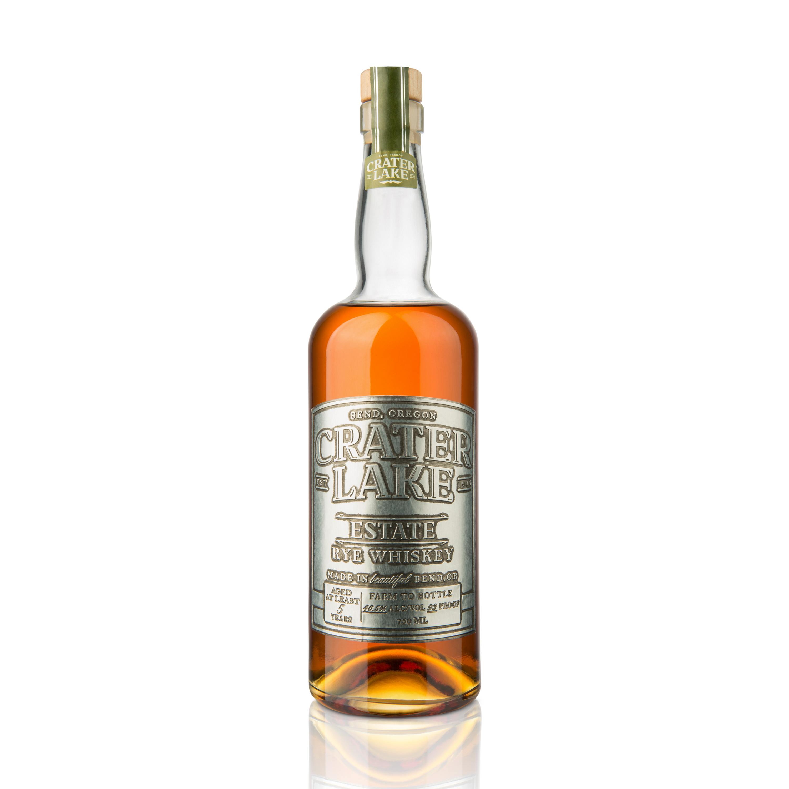 Crater Lake Spirits: Photo of Crater Lake Estate Rye Whiskey - Crater Lake Spirits (uploaded by company)