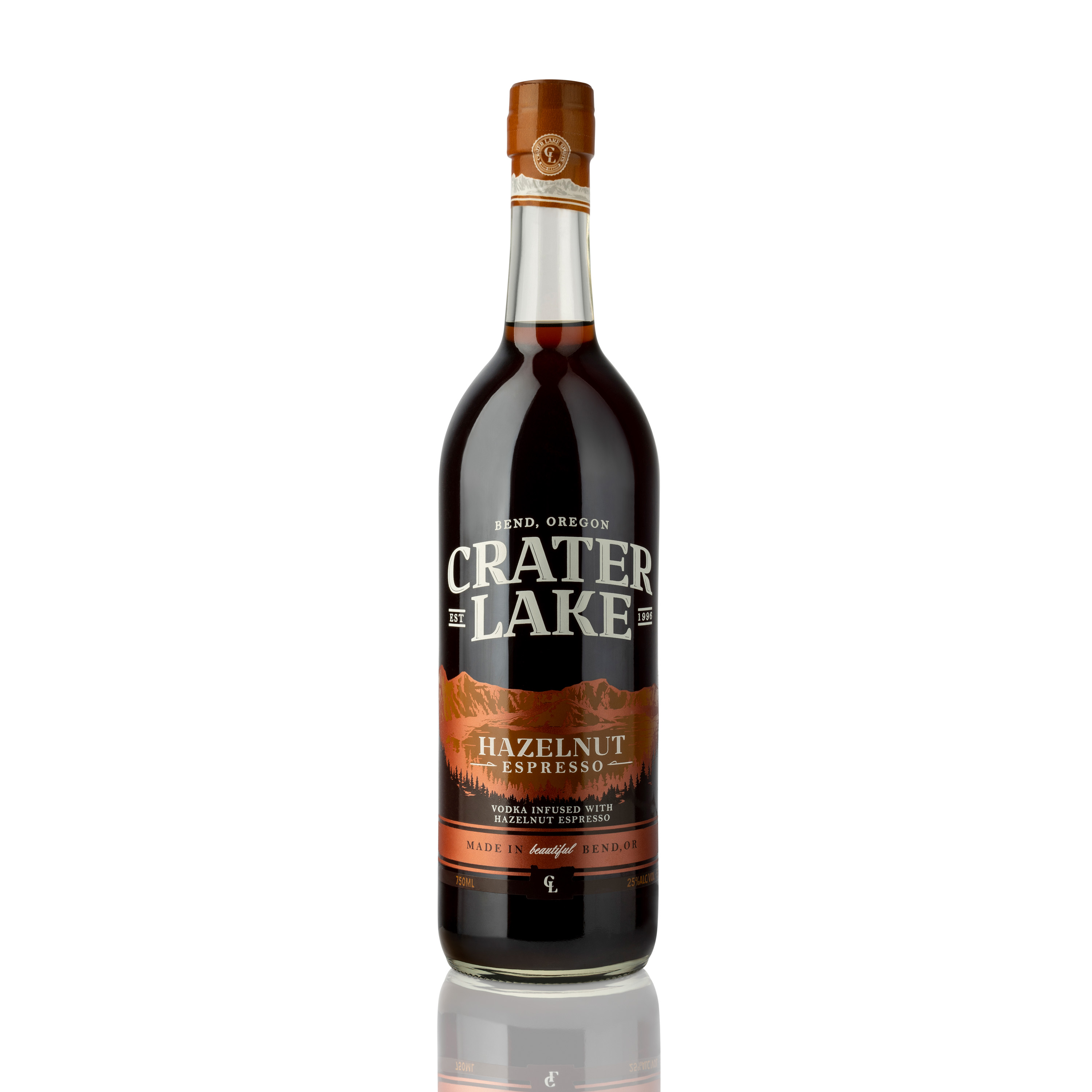 Crater Lake Spirits: Photo of Crater Lake Hazelnut Espresso Vodka - Crater Lake Spirits (uploaded by company)
