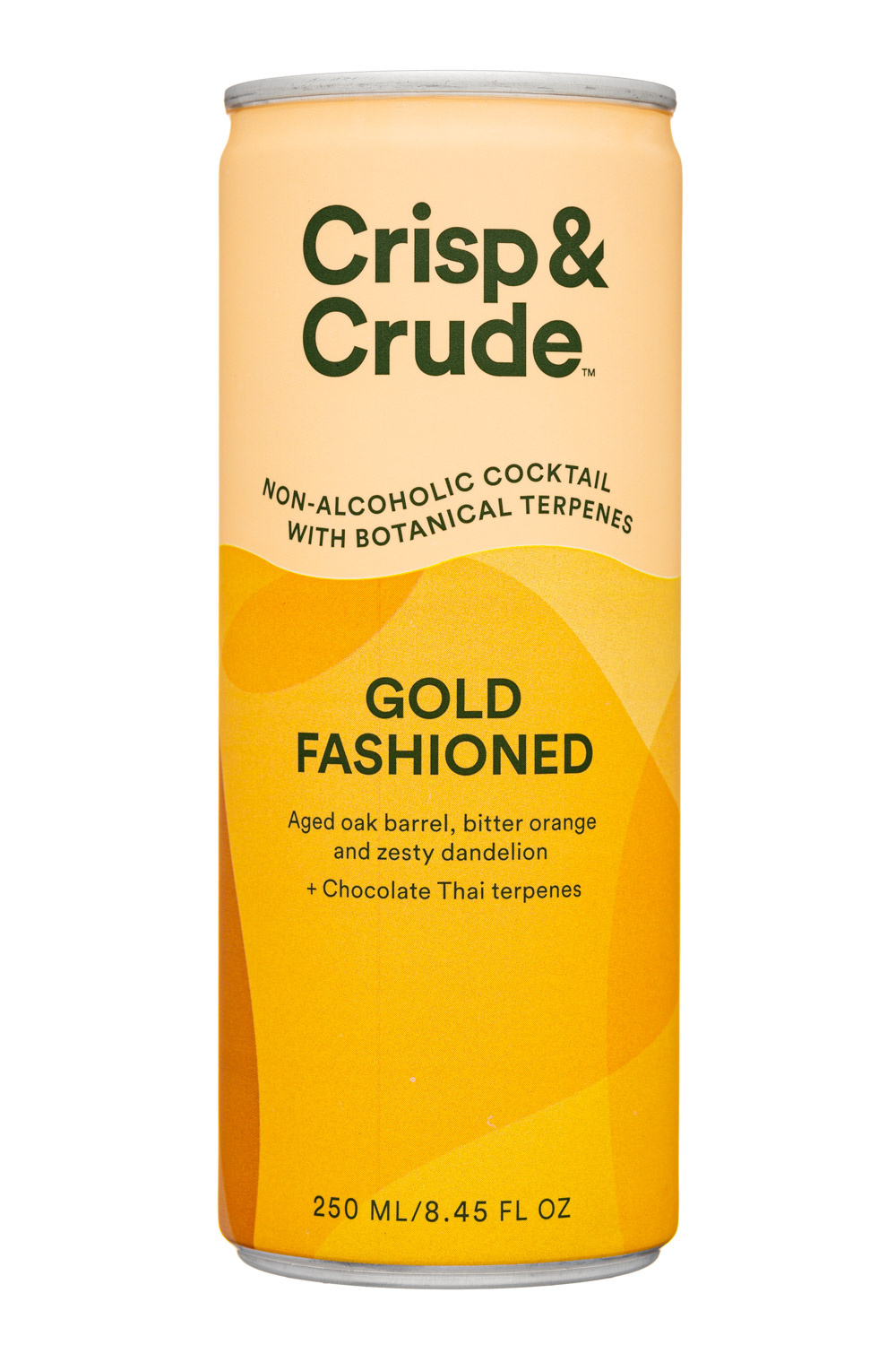 Crisp & Crude: Crisp&Crude-8oz-2022-NonAlcCocktail-GoldFashioned-Front