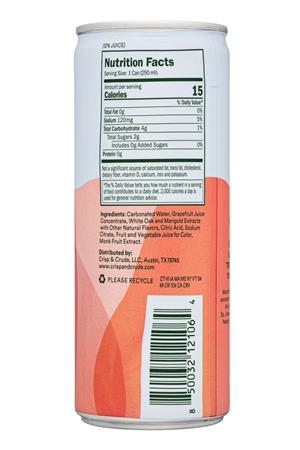 Crisp & Crude: Crisp&Crude-8oz-2022-NonAlcCocktail-PalomaDaydream-Facts