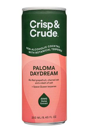 Crisp & Crude: Crisp&Crude-8oz-2022-NonAlcCocktail-PalomaDaydream-20mg-Front