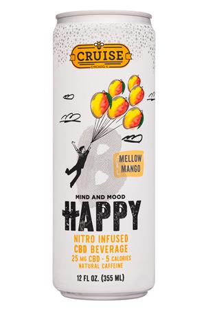 Cruise Beverage: Cruise-12oz-2020-NitroCBD-MellowMango-Front