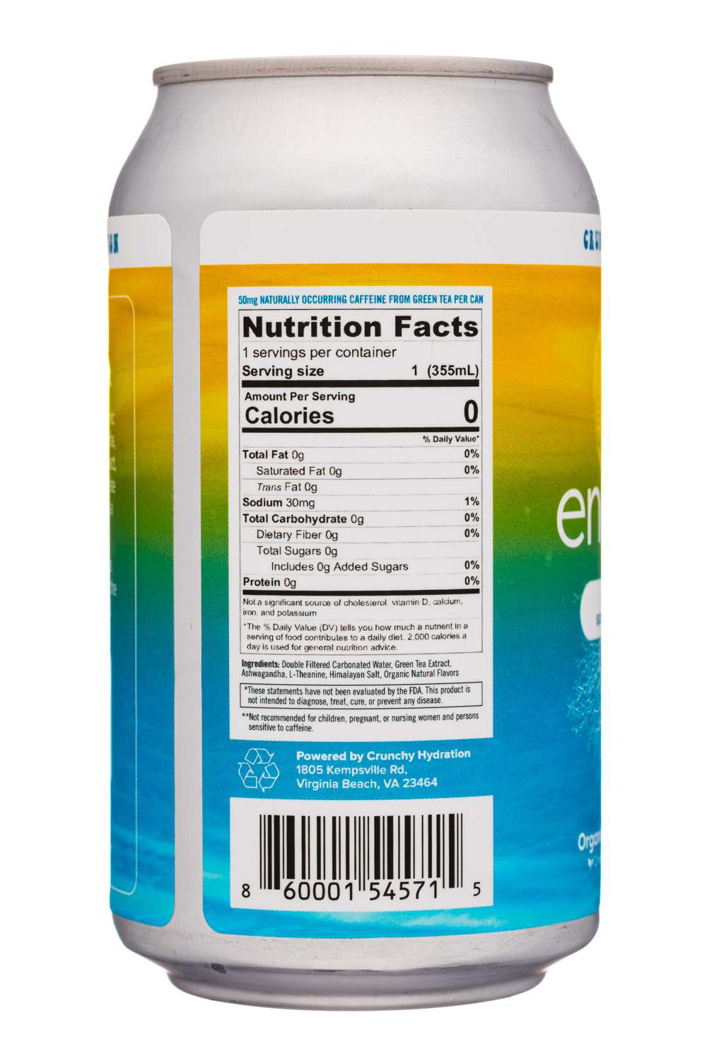 Crunchy Hydration: Om-12oz-HerbalWater-Mango-Facts