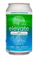 Crunchy Hydration: Om-12oz-HerbalWater-CBD-Lime-Front