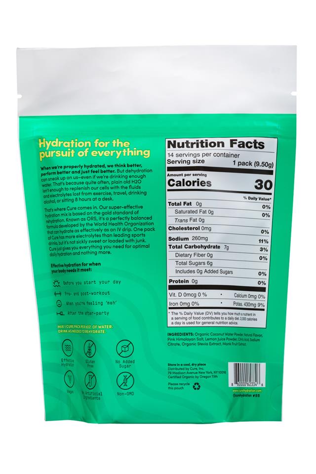Cure: Cure-5oz-HydrationMix-MainSqueeze-Facts