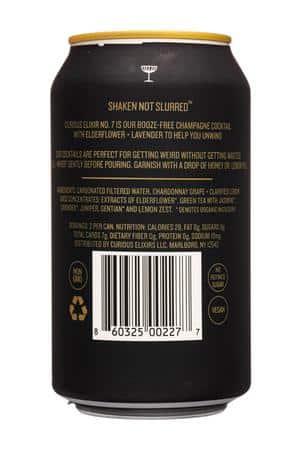 Curious: CuriousElixers-12oz-2022-NonAlcCocktail-No7-Facts