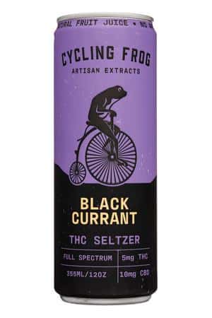 Cycling Frog: CyclingFrog-12oz-2022-THCSeltzer-BlackCurrant