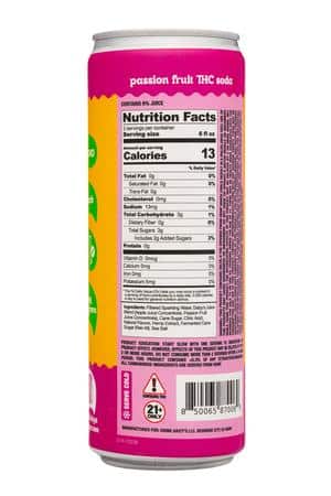 Daizy's: Daizys-12oz-2025-SocialSoda-Passionfruit-Facts