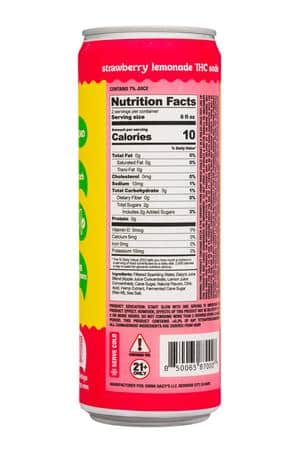 Daizy's: Daizys-12oz-2025-SocialSoda-StrawbLemonade-Facts