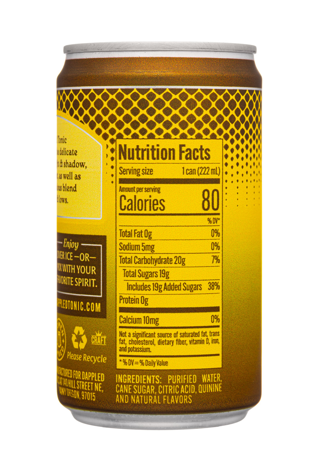Dappled: Dappled-8oz-2024-TonicWater-Citrus-Facts