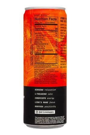 Dappy: Dappy-12oz-2025-Functional-TangerineGrapefruitJalapeno-Facts