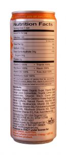 Dark Dog Organic Energy Drink: DarkDog BloodOrange Facts