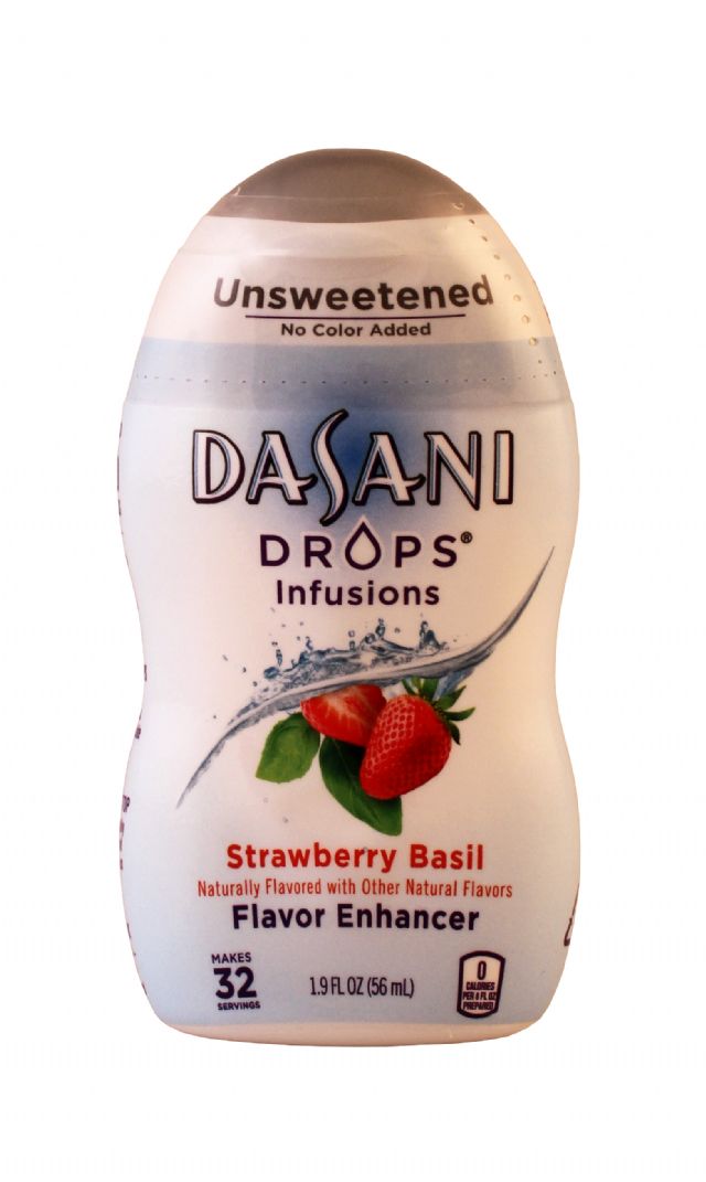 Dasani Drops Flavor Enhancer: DasaniDrops StrawberryBasil Front