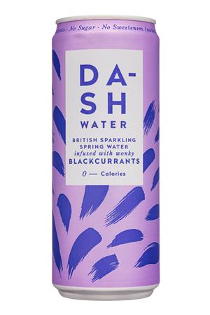 Dash Water: Dash-11oz-2020-SparklingWate-Blackcurrants-Front