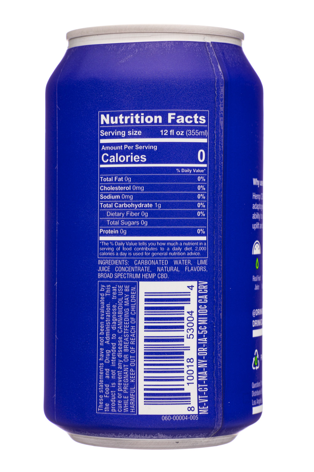 Day One: DayOne-12oz-2020-SparklingCBD-Lime-Facts