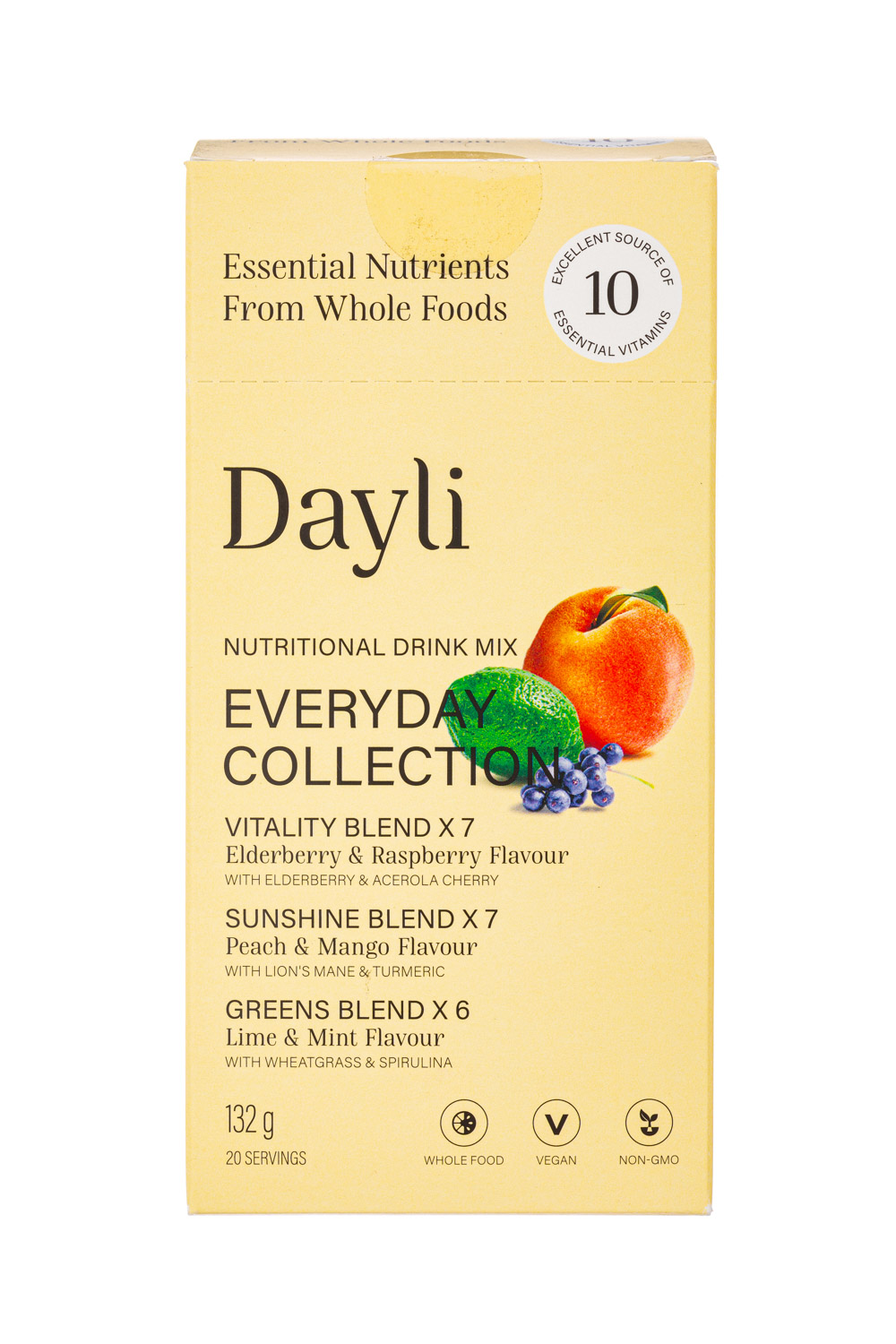 Dayli Nutrition: Dayli-132g-2022-DrinkMix-EverydayCollection