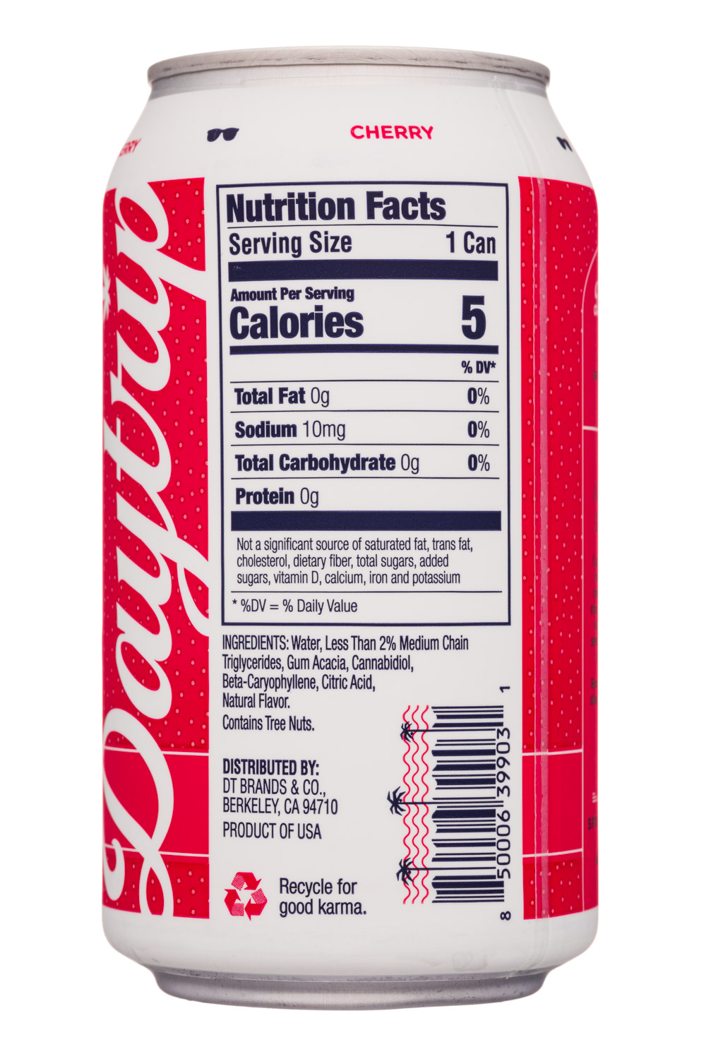 Daytrip: Daytrip-12oz-CBDSparklingWater-Cherry-Facts