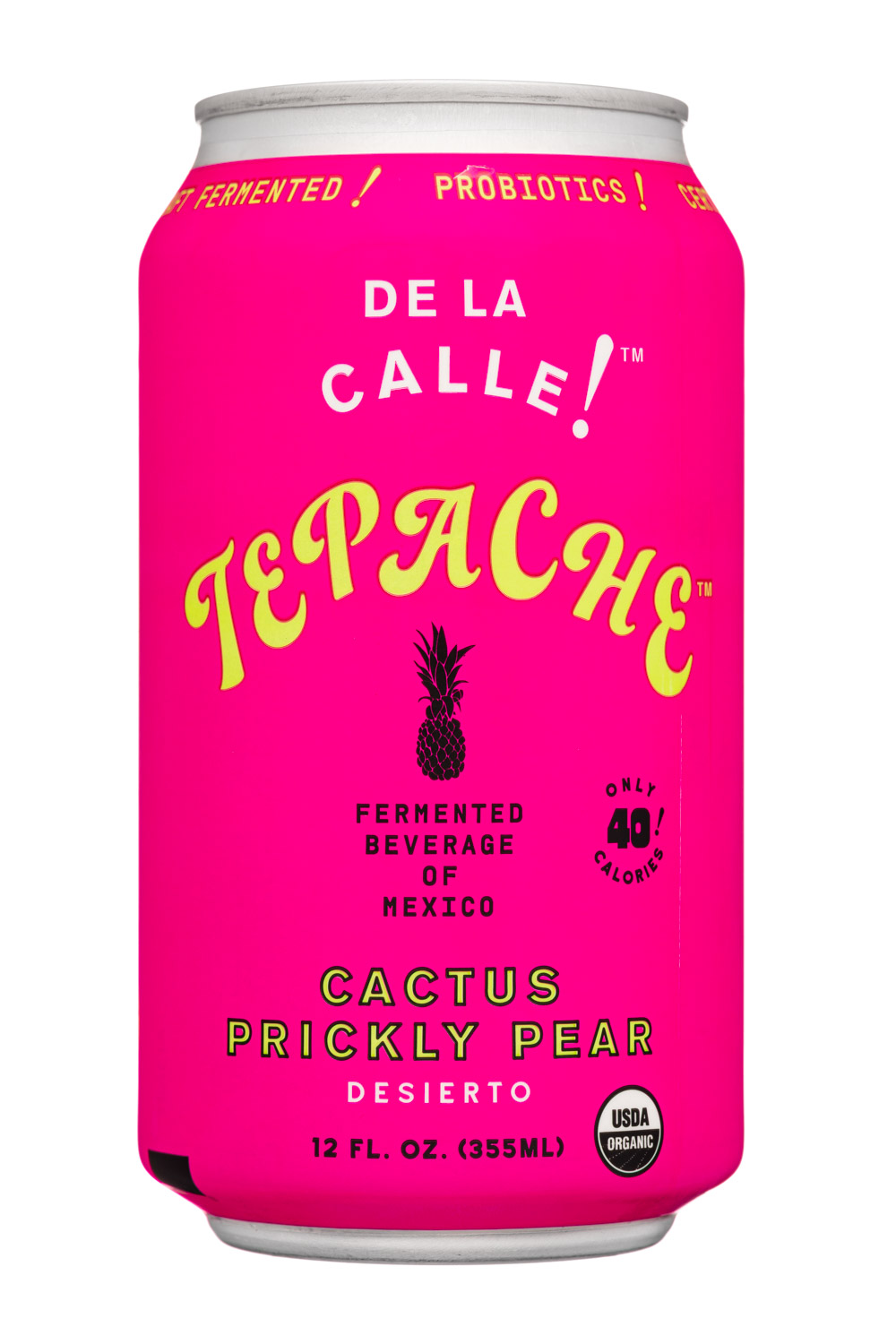 De La Calle!: DeLaCalle-2022-12oz-Tepache-CactusPricklyPear-Front