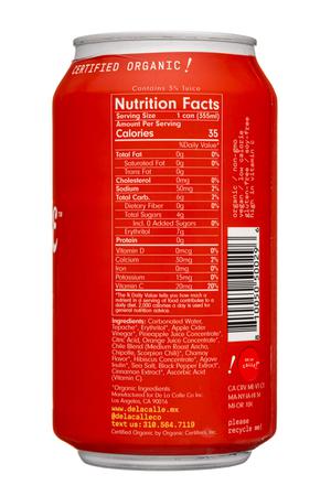 De La Calle!: DeLaCalle-2022-12oz-Tepache-Chamoy-Facts