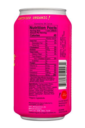 De La Calle!: DeLaCalle-2022-12oz-Tepache-CactusPricklyPear-Facts