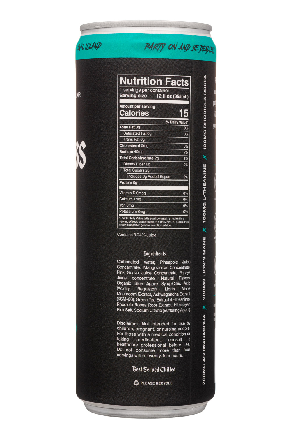 Deadless: Deadless-12oz-2025-Elixer-EvilIsland-Facts